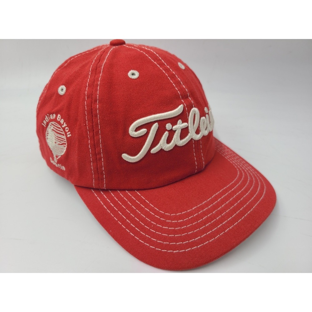 Titleist Golf Indian Bayou Golf & Country Club Strapback (Fits Small) Hat Cap